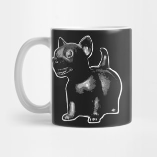 Minimal Ancient Xoloitzcuintli Xolo Tribal puppy colarless Mug